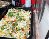 A picture of step 10 of Turkey Enchilada.