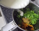 A picture of step 3 of Afghani egg curry.