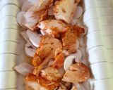 Une image de l'étape 3 de Tresse feuilletée poulet champignon 🍄 🐔.