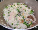 A picture of step 5 of GROUND RICE PULAO.