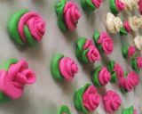A picture of step 6 of Sweet Rose Mathri.