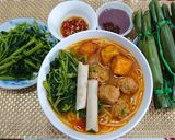 Hình bước làm 4 của món Canh bún chả cua