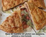 Foto del paso 15 de la receta: Masa de hojaldre sin gluten con manzana, plátano y mermelada