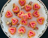 A picture of step 5 of Rose peda.