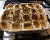 Foto del paso 7 de la receta: Postre de manzana y nuez con base de galleta y cubierta de marshmallow