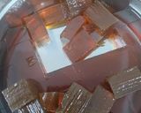 A picture of step 9 of Coffee Jelly.