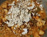 A picture of step 10 of Dabha Style Cauliflower Mix Veg.