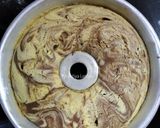Foto langkah ke 7 dari resep Bolu Jadul/Marmer Cake Ekonomis 2 telur.