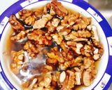 Hình bước làm 1 của món Sữa óc chó