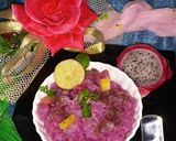 A picture of step 3 of Dragonfruit Granita.