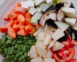 A picture of step 1 of #RYS#Santula-a traditional Odisha vegetable dish.