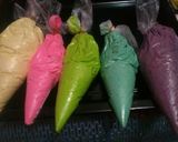 Foto langkah ke 4 dari resep Lidah kucing rainbow.