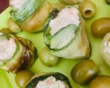 Foto del paso 7 de la receta: CALABACINES ZUCHINIS (CON POLLO) EN 🫔ROLLOS 🫔SORPRESA🍗🧅🥕🫑🧀🌶🧅🍗🫑🌶🥕🫔