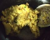 A picture of step 4 of Manipur style alu kangmet.