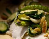 Une image de l'étape 2 de Flétan courgette et autres.
