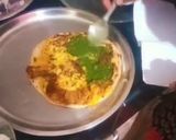 A picture of step 2 of Besan paneer jhatpat roll.