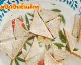 รูปขั้นตอนการทำที่ 5 ของ ขนมปังหน้าหมู
