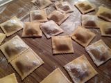 Raviolones caseros de carne..y más