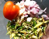 Foto langkah ke 1 dari resep 4. Oseng Teri Cabe Hijau.