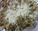 A picture of step 1 of Patoto sprouts tikki.