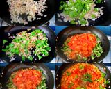 A picture of step 1 of Moroccan Shakshuka.