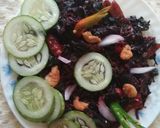 নিরামিষ লাল শাকে ভাগার রেসিপির ধাপ 1 ছবি