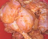 A picture of step 1 of Smokey Chicken karahi💝.