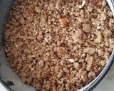A picture of step 5 of Streusel coffee cake.