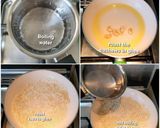 A picture of step 3 of Rava kesari /sheera/suji halwa/kesaribath.