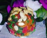 A picture of step 6 of Colorful bundi ke Laddu.