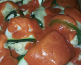 Foto del paso 7 de la receta: Rulos de calabacín con queso gorgonzola y mozzarella
