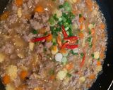 รูปขั้นตอนการทำที่ 2 ของ เต้าหู้ไข่ราดซอสขิงหมูสับน้ำมันงา
