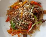 Foto langkah ke 2 dari resep Japchae korea #keto #debm.