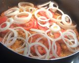 A picture of step 4 of Nigerian style jollof rice.