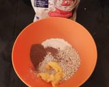 Foto langkah ke 2 dari resep Choco Cheese Oat Cookies (No Oven, No Mixer, Takaran Sendok).
