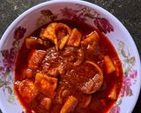 Gambar langkah 3 resipi Sambal sotong tauhu.