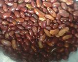 A picture of step 1 of Waken gembo (gembo beans).