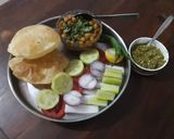 A picture of step 6 of Chole Bhature.