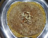 A picture of step 3 of Moong dal puranpoli.