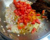 A picture of step 2 of Taro Leaves Subzi.