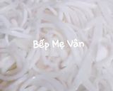 Hình bước làm 1 của món Mứt dừa dẻo lá cẩm