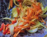 Gambar langkah 4 resipi Udang Kertas Goreng Kunyit 🍤🥗.