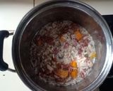 Foto langkah ke 3 dari resep MPASI : bubur sup ceker kacang merah (6bln).