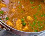 A picture of step 7 of Peas Paneer in my style.