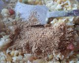 A picture of step 5 of Bisi bele bath recipe.