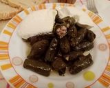 Pas rețetă Sărmăluțe cu carne de vită în frunză de viță -3 la lingură 3 fotografie