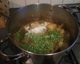 A picture of step 6 of Broccoli, Mushroom, Potato, Peas & Chickpea Curry (Vegan/Veg).