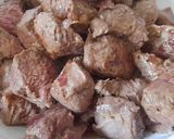 Foto del paso 1 de la receta: Ternera Strogonoff con vodka