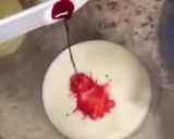A picture of step 6 of Red velvet cheesecake.