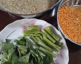 A picture of step 1 of Water Spinach Dalia.